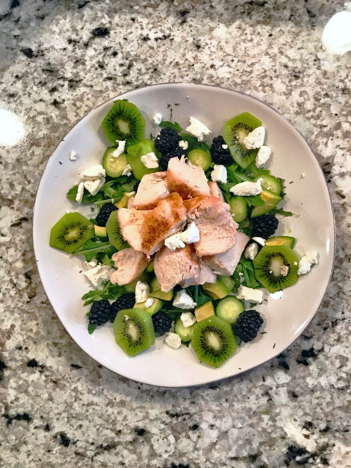 Kiwi Blackberry Salad