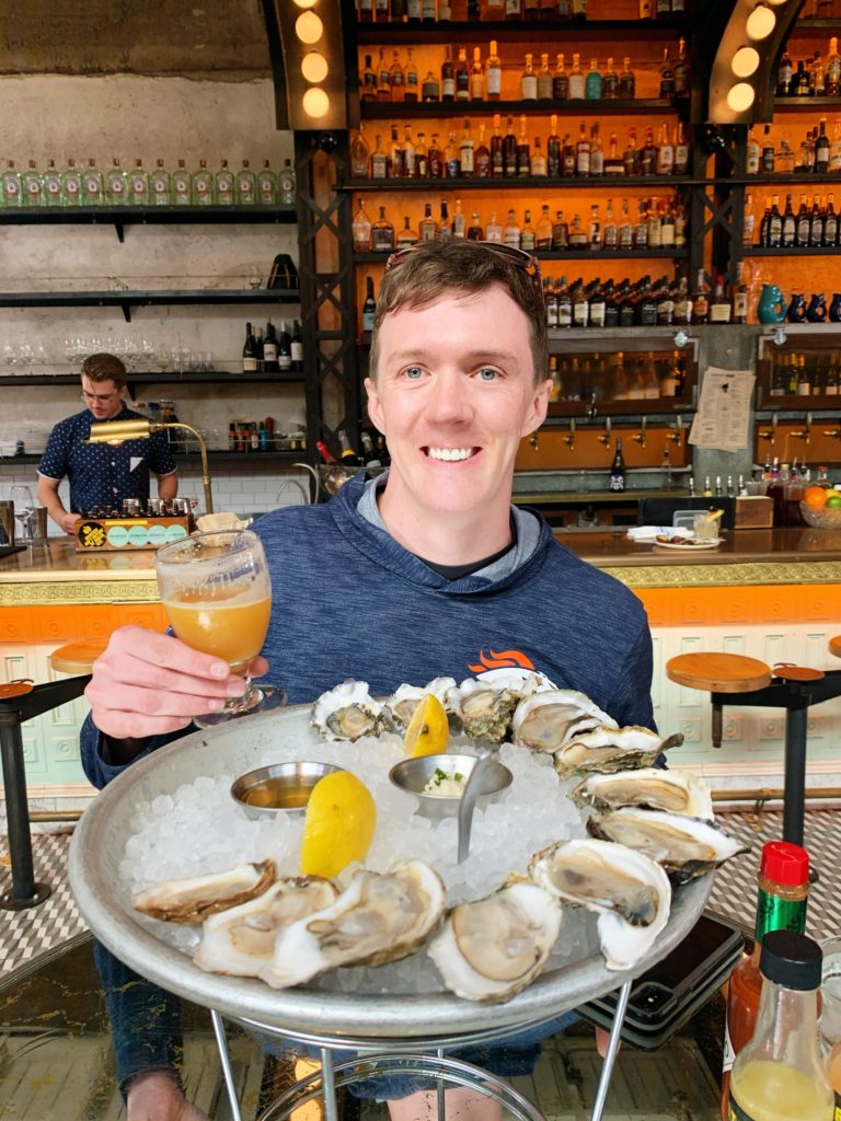 Ironside Fish & Oyster- Oyster Eating